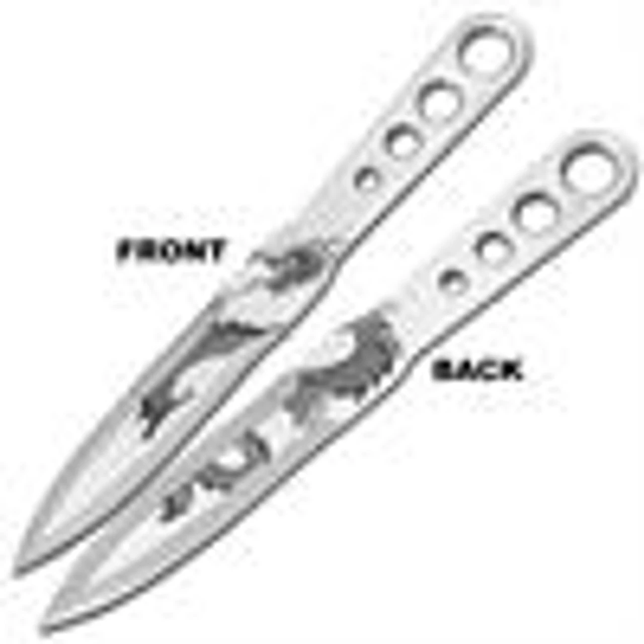 Fire Dragon Dozen Throwing Knives 1 Fire Dragon Dozen Throwing Knives