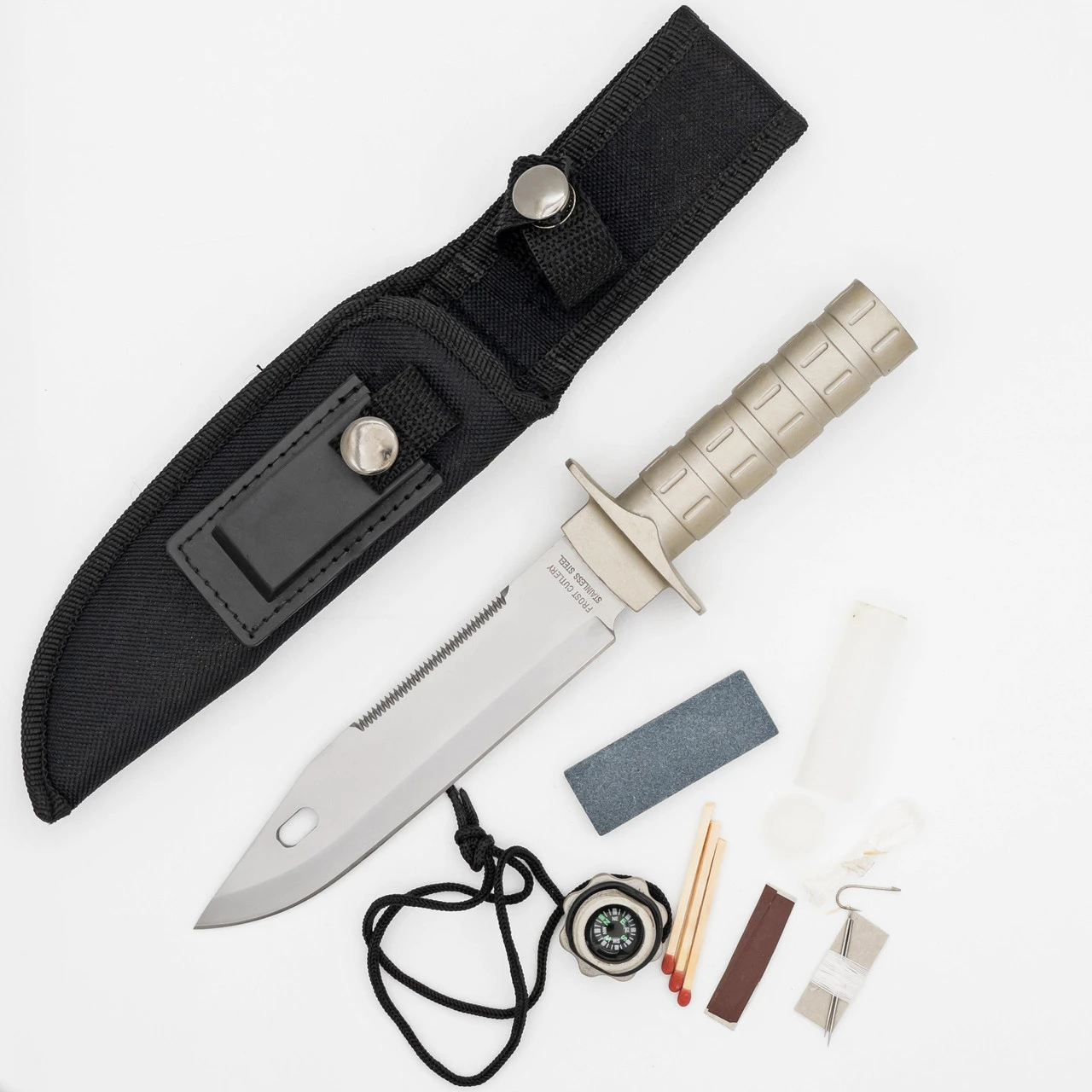 True North Survival Compartment Knife With Heavy Duty Sheath 6 True North Survival Compartment Knife With Heavy Duty Sheath - Image 6