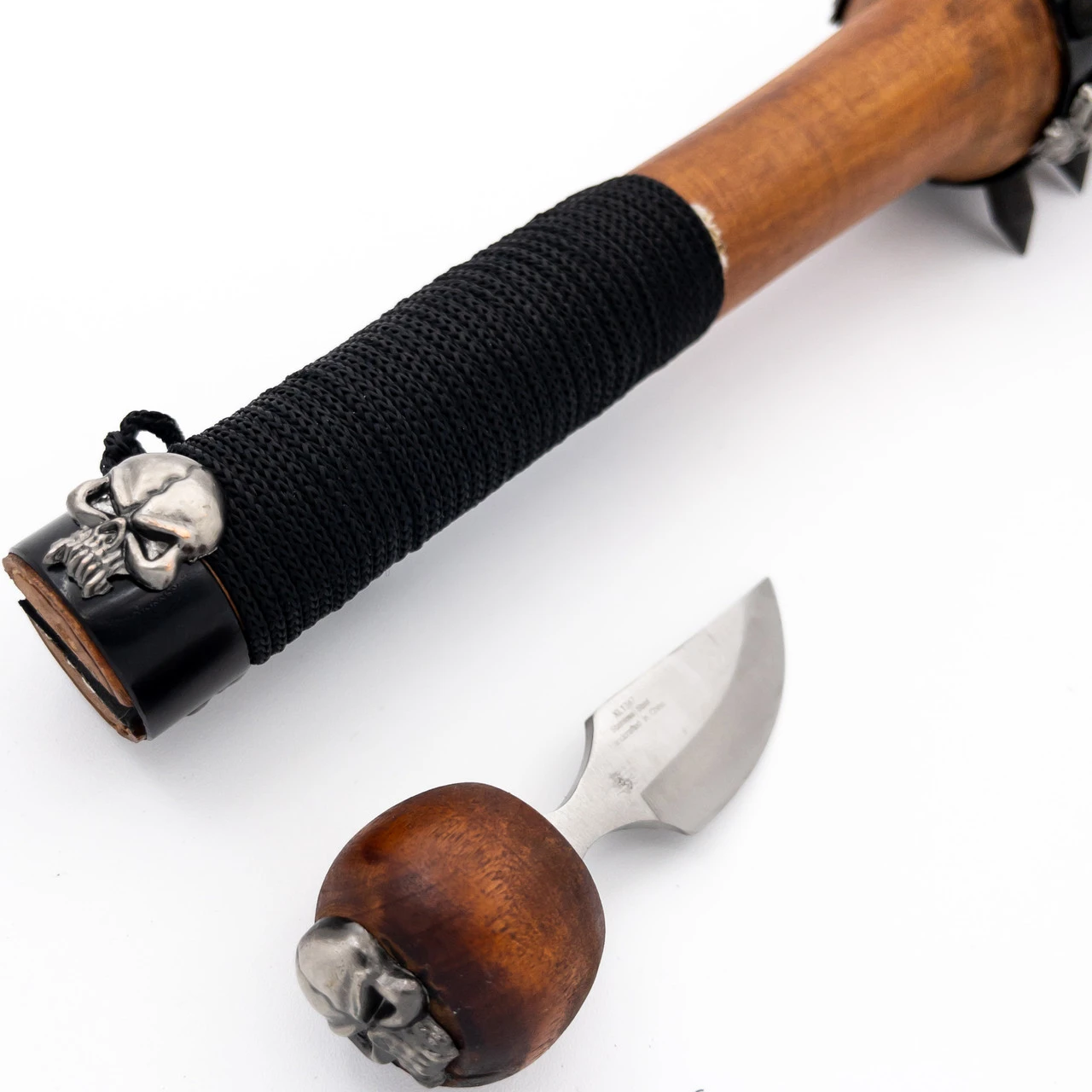 Barbarian Bludgeoner Skull Spiked Mace 2 Barbarian Bludgeoner Skull Spiked Mace - Image 2