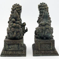 Ancient Guard Chinese Guardian Lion Fu Foo Dog Statuettes Bookends Pair 8 Ancient Guard Chinese Guardian Lion Fu Foo Dog Statuettes Bookends Pair -Daggers Store 5511 68240.1657130123