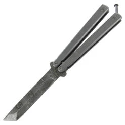 Daggers Store 25 Damascus Steel Dirt Dauber Butterfly Knife