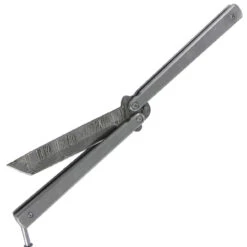 Damascus Steel Dirt Dauber Butterfly Knife -Daggers Store 6bc1 50s 73840.1564504727