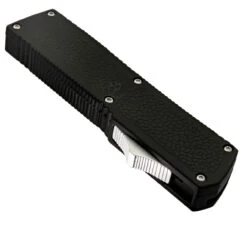 Steel Shadow Automatic Functional Black Textured Out The Front Drop Point OTF Knife W/ Belt Clip 7 Steel Shadow Automatic Functional Black Textured Out The Front Drop Point OTF Knife W/ Belt Clip -Daggers Store 7632BK 03 51743.1693403368