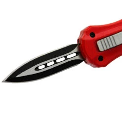 Red Fruit Automatic Mini California Legal Double Edge Out The Front OTF Knife W/ Contoured Handle & Belt Clip 8 Red Fruit Automatic Mini California Legal Double Edge Out The Front OTF Knife W/ Contoured Handle & Belt Clip -Daggers Store 8800RD 04 34177.1693337215