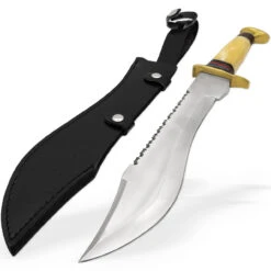 Crocodile Hunter Stag Horn Big Bowie Knife