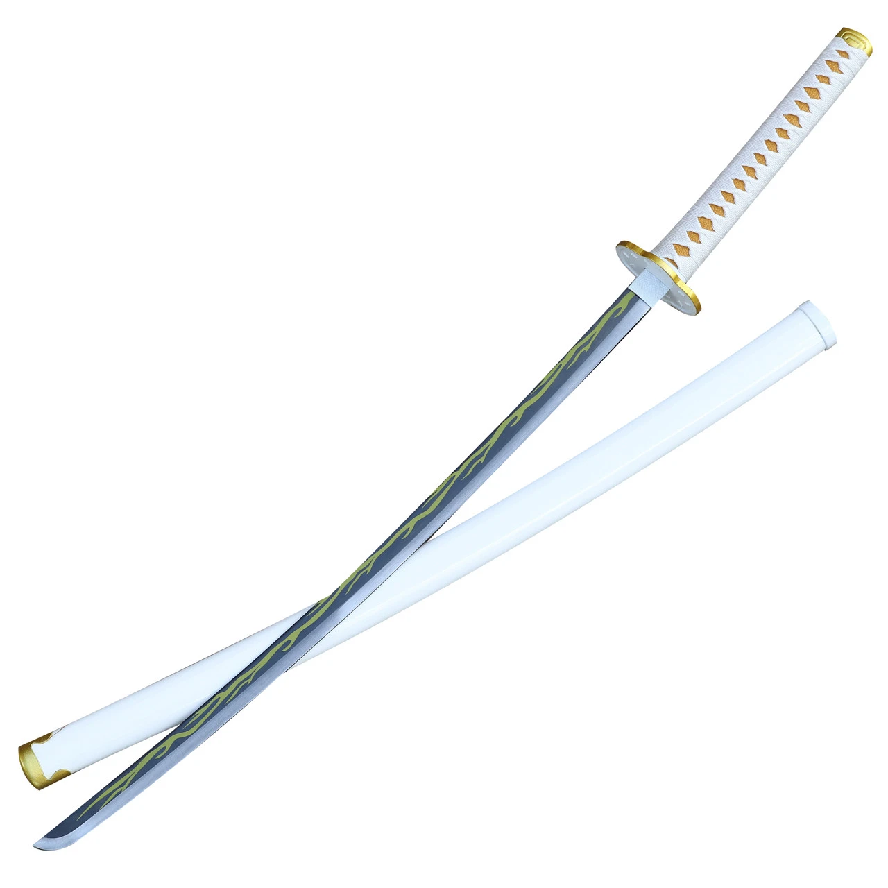 Agatsuma Zenitsu Collectible Demon Slayer Replica Yellow Nichirin Katana Sword 1 Agatsuma Zenitsu Collectible Demon Slayer Replica Yellow Nichirin Katana Sword