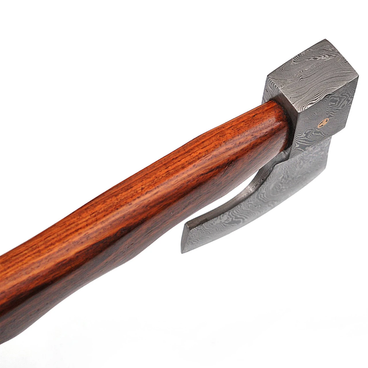 Descendant Of The Gods Damascus Steel Functional Bearded Outdoor Axe 2 Descendant Of The Gods Damascus Steel Functional Bearded Outdoor Axe - Image 2