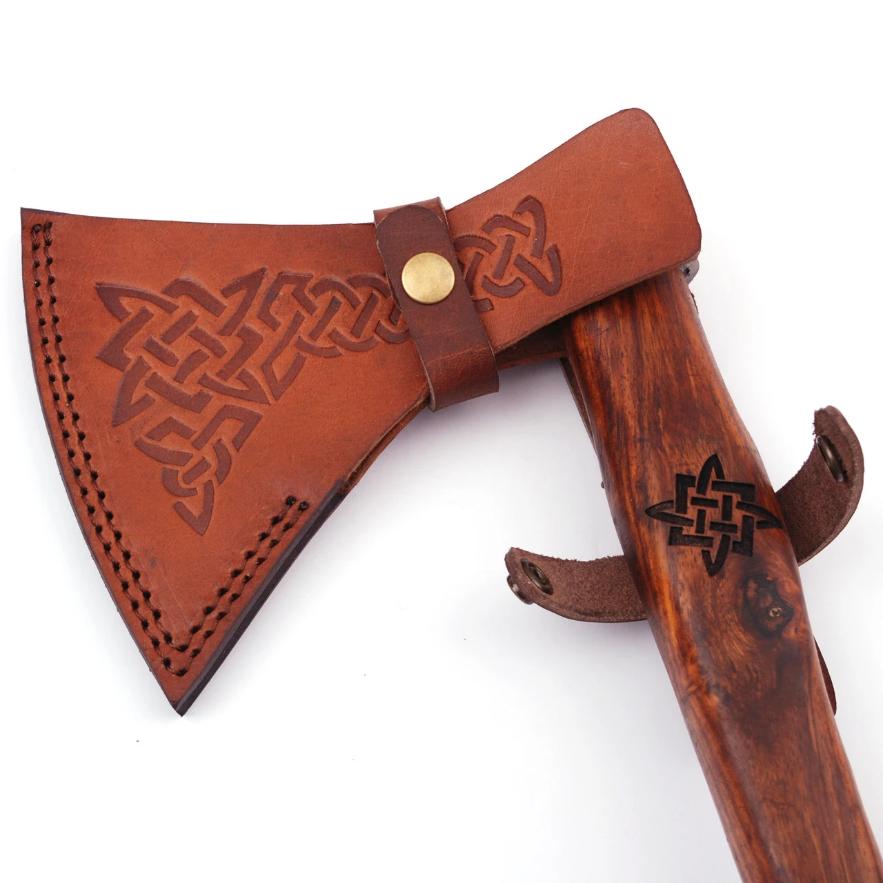 Herleifr Traditional Medieval Viking Battle Axe | Engraved Handle | 4 Herleifr Traditional Medieval Viking Battle Axe | Engraved Handle | - Image 4