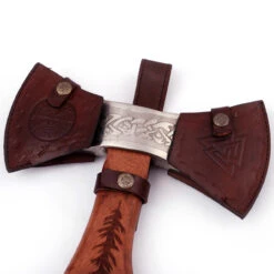Scandinavian Raider Double Bitted Carbon Steel Viking Inspired Outdoor Axe -Daggers Store AXP2218 A 92155.1665689587