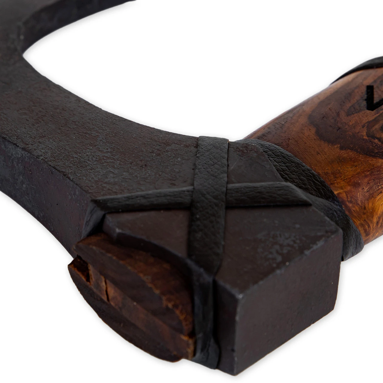 Shade Blaze Hand Forged Functional Rune Engraved Outdoor Viking Bearded Skeggøx Axe 3 Shade Blaze Hand Forged Functional Rune Engraved Outdoor Viking Bearded Skeggøx Axe - Image 3