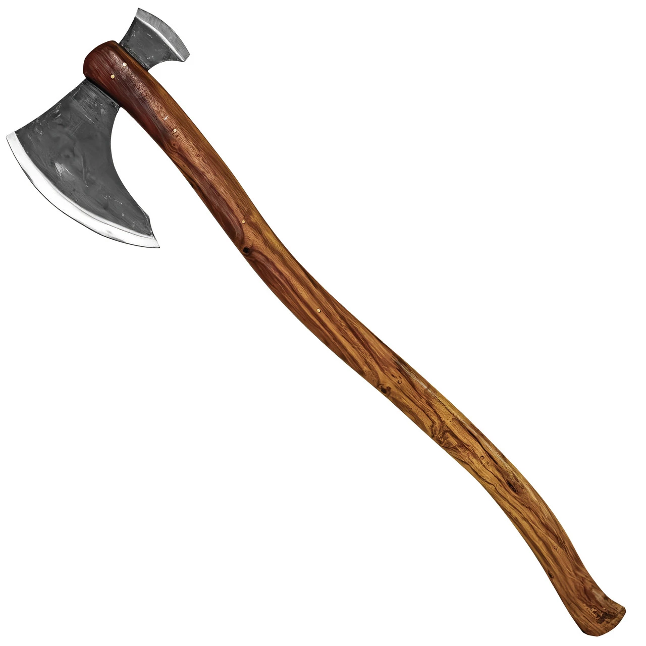 Woodsman Handmade Outdoor Camping Functional Double Bitted Bearded Axe 1 Woodsman Handmade Outdoor Camping Functional Double Bitted Bearded Axe