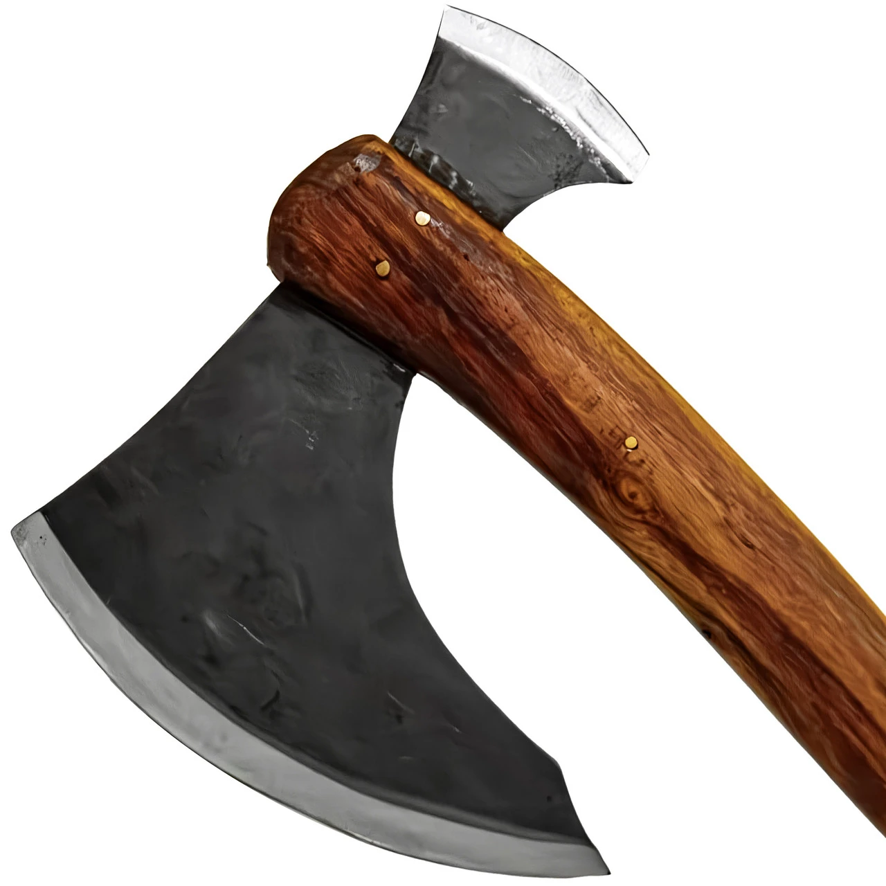 Woodsman Handmade Outdoor Camping Functional Double Bitted Bearded Axe 6 Woodsman Handmade Outdoor Camping Functional Double Bitted Bearded Axe - Image 6