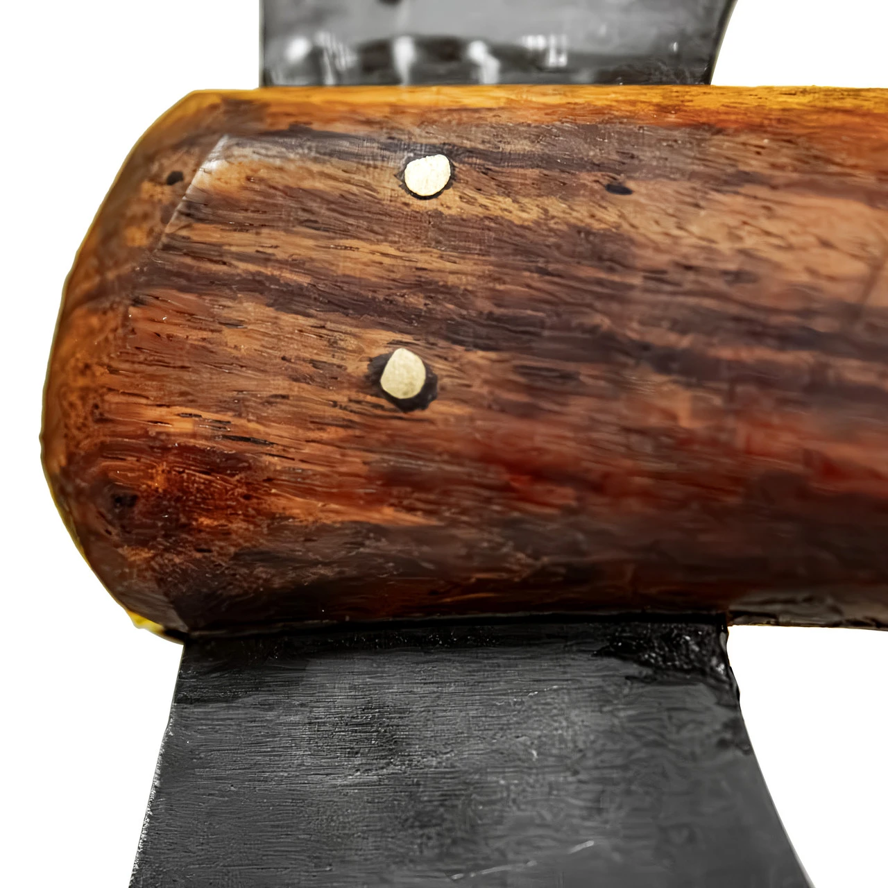 Woodsman Handmade Outdoor Camping Functional Double Bitted Bearded Axe 5 Woodsman Handmade Outdoor Camping Functional Double Bitted Bearded Axe - Image 5