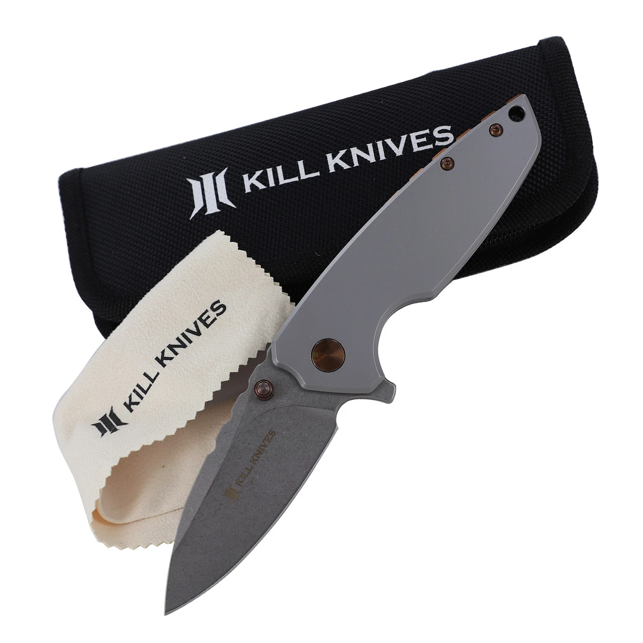 KILL KNIVES ™ I’ll Get Even High Quality D2 Steel Ball Bearing Spring Assist Pocket Knife 2 KILL KNIVES ™ I’ll Get Even High Quality D2 Steel Ball Bearing Spring Assist Pocket Knife - Image 2