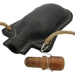 Adam’s Ale Functional 48 Oz. Genuine Black Leather Drinking Canteen Bottle W/ Rope Strap & Wooden Stopper 8 Adam’s Ale Functional 48 Oz. Genuine Black Leather Drinking Canteen Bottle W/ Rope Strap & Wooden Stopper -Daggers Store BOL3019BK 04 53246.1693256521