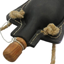 Adam’s Ale Functional 48 Oz. Genuine Black Leather Drinking Canteen Bottle W/ Rope Strap & Wooden Stopper 9 Adam’s Ale Functional 48 Oz. Genuine Black Leather Drinking Canteen Bottle W/ Rope Strap & Wooden Stopper -Daggers Store BOL3019BK 05 79924.1693256521