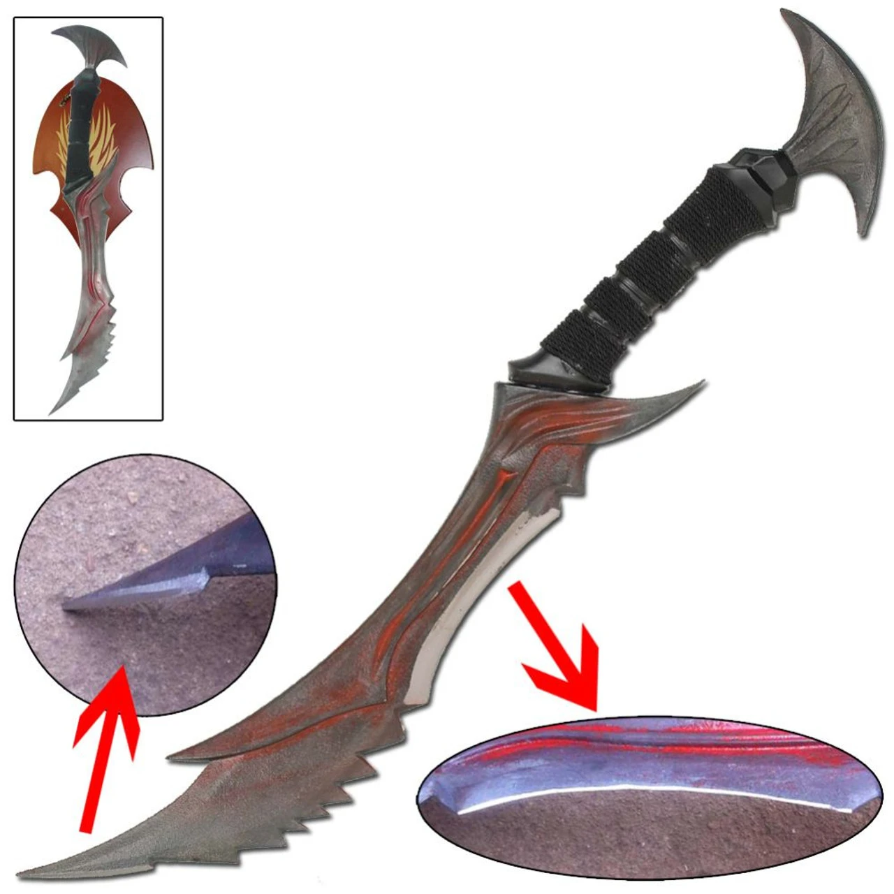 Full Size Demon Warrior Demon Dagger 1 Full Size Demon Warrior Demon Dagger