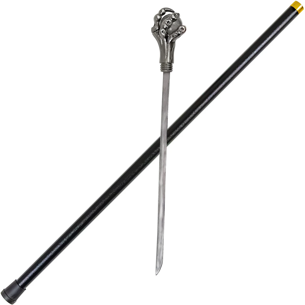 Restrained Corruption Dragon Demon Claw Handmade Costume Walking Sword Cane W/ Replaceable Translucent Orb 1 Restrained Corruption Dragon Demon Claw Handmade Costume Walking Sword Cane W/ Replaceable Translucent Orb
