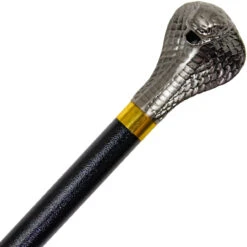 Poison Lightning Cobra Snake Pewter Finish Costume Walking Sword Cane W/ Rubber Stopper 9 Poison Lightning Cobra Snake Pewter Finish Costume Walking Sword Cane W/ Rubber Stopper -Daggers Store CS3095 04 52116.1692806581