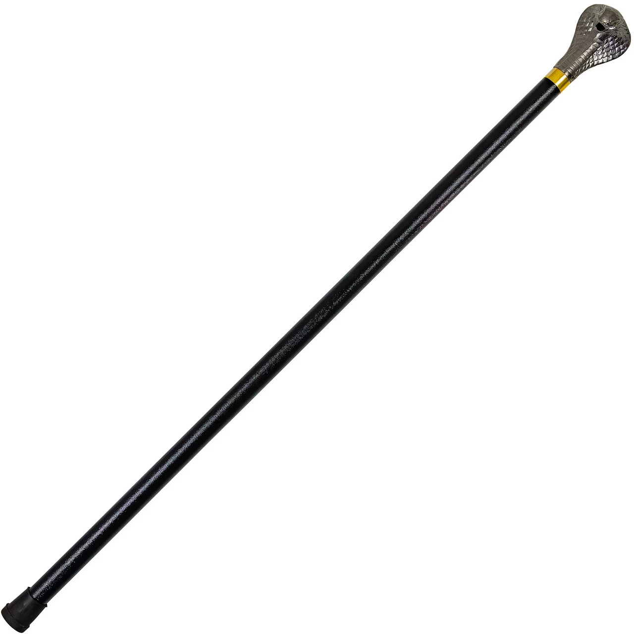 Poison Lightning Cobra Snake Pewter Finish Costume Walking Sword Cane W/ Rubber Stopper 6 Poison Lightning Cobra Snake Pewter Finish Costume Walking Sword Cane W/ Rubber Stopper - Image 6