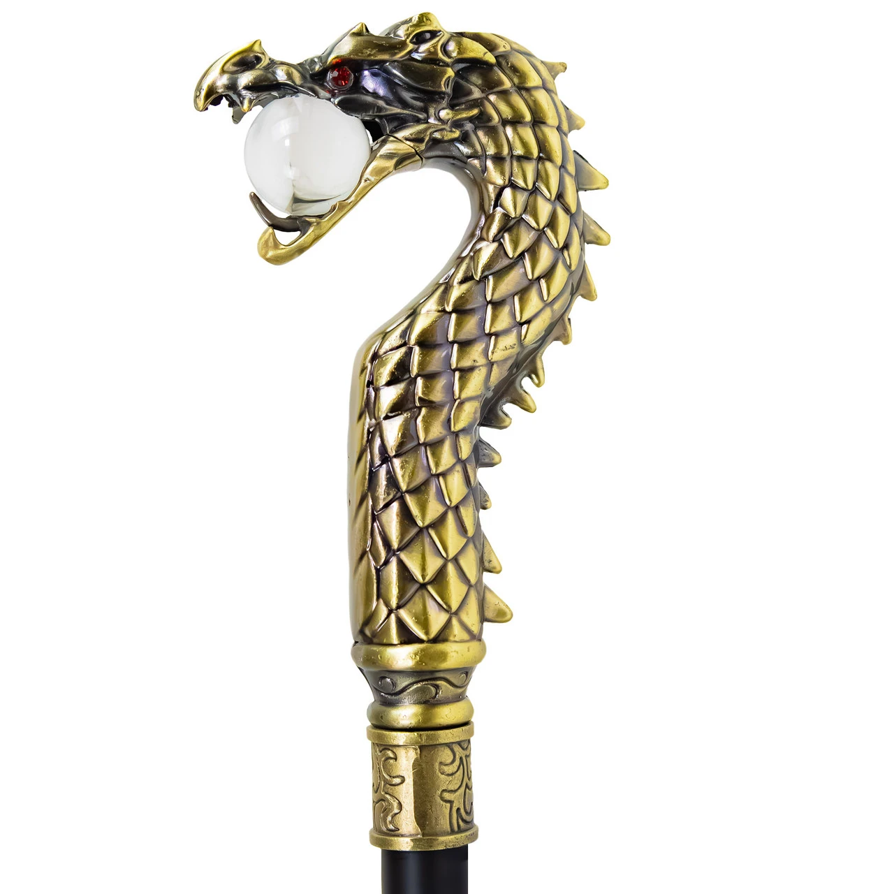 Clangorous Soul Embellished Dragon Handle Hidden Blade Sword Cane 2 Clangorous Soul Embellished Dragon Handle Hidden Blade Sword Cane - Image 2