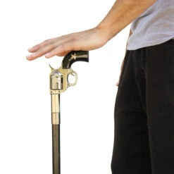 Quickdraw Outlaw Colt 45 Sword Cane W/ Free-Spinning Chamber 8 Quickdraw Outlaw Colt 45 Sword Cane W/ Free-Spinning Chamber -Daggers Store CS9018 71878.1681133746