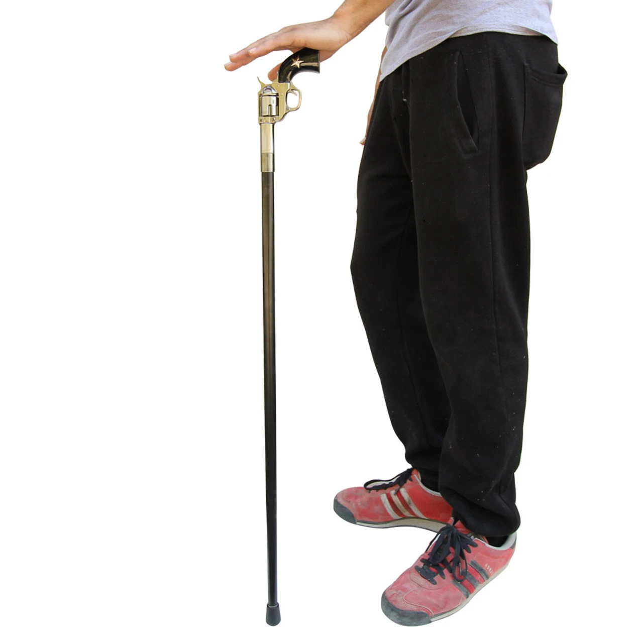 Quickdraw Outlaw Colt 45 Sword Cane W/ Free-Spinning Chamber 5 Quickdraw Outlaw Colt 45 Sword Cane W/ Free-Spinning Chamber - Image 5