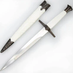Icecap Impact Medieval Dagger W/ Hard Scabbard Historical Reenactment Knightly Cosplay Costume Knife