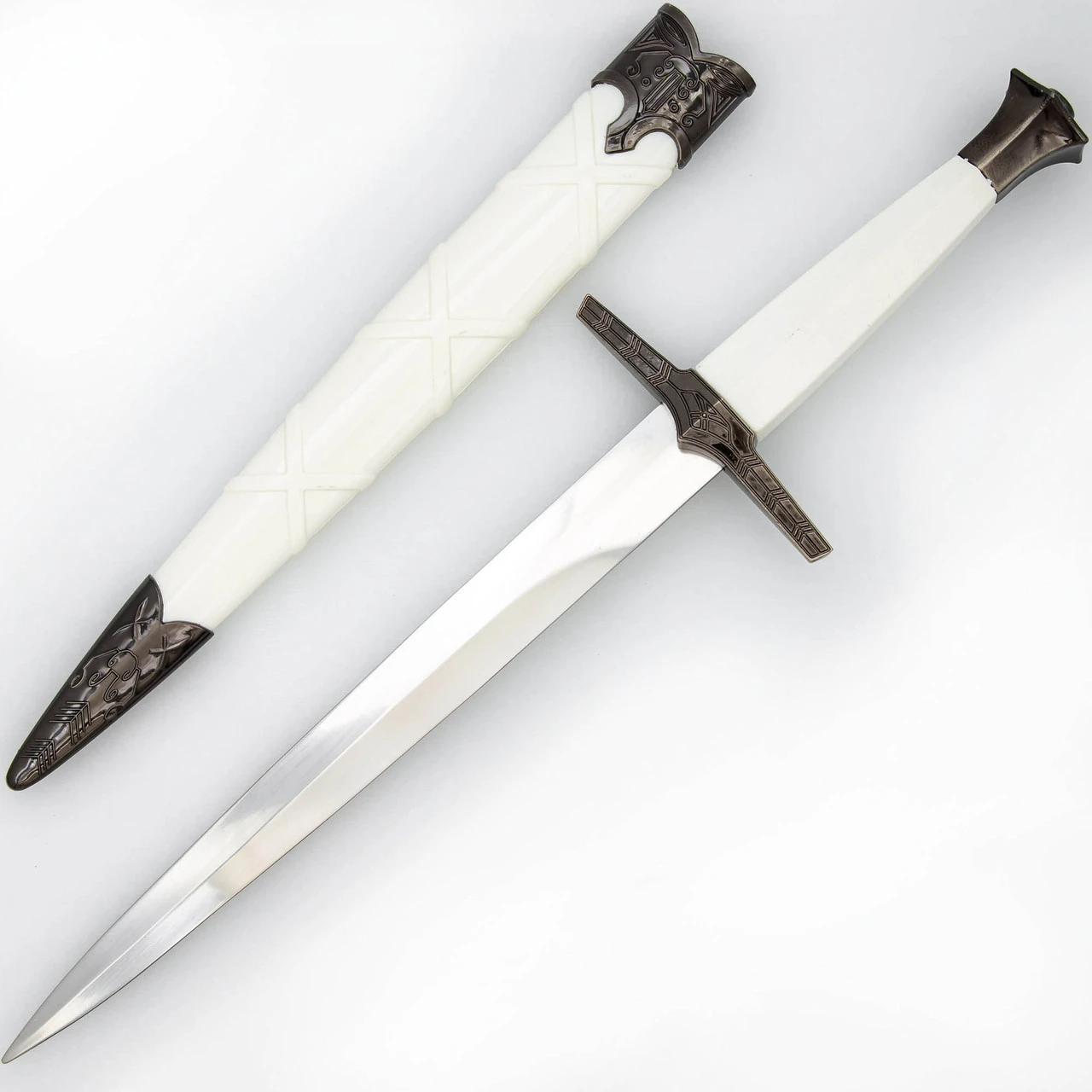 Icecap Impact Medieval Dagger W/ Hard Scabbard Historical Reenactment Knightly Cosplay Costume Knife 1 Icecap Impact Medieval Dagger W/ Hard Scabbard Historical Reenactment Knightly Cosplay Costume Knife