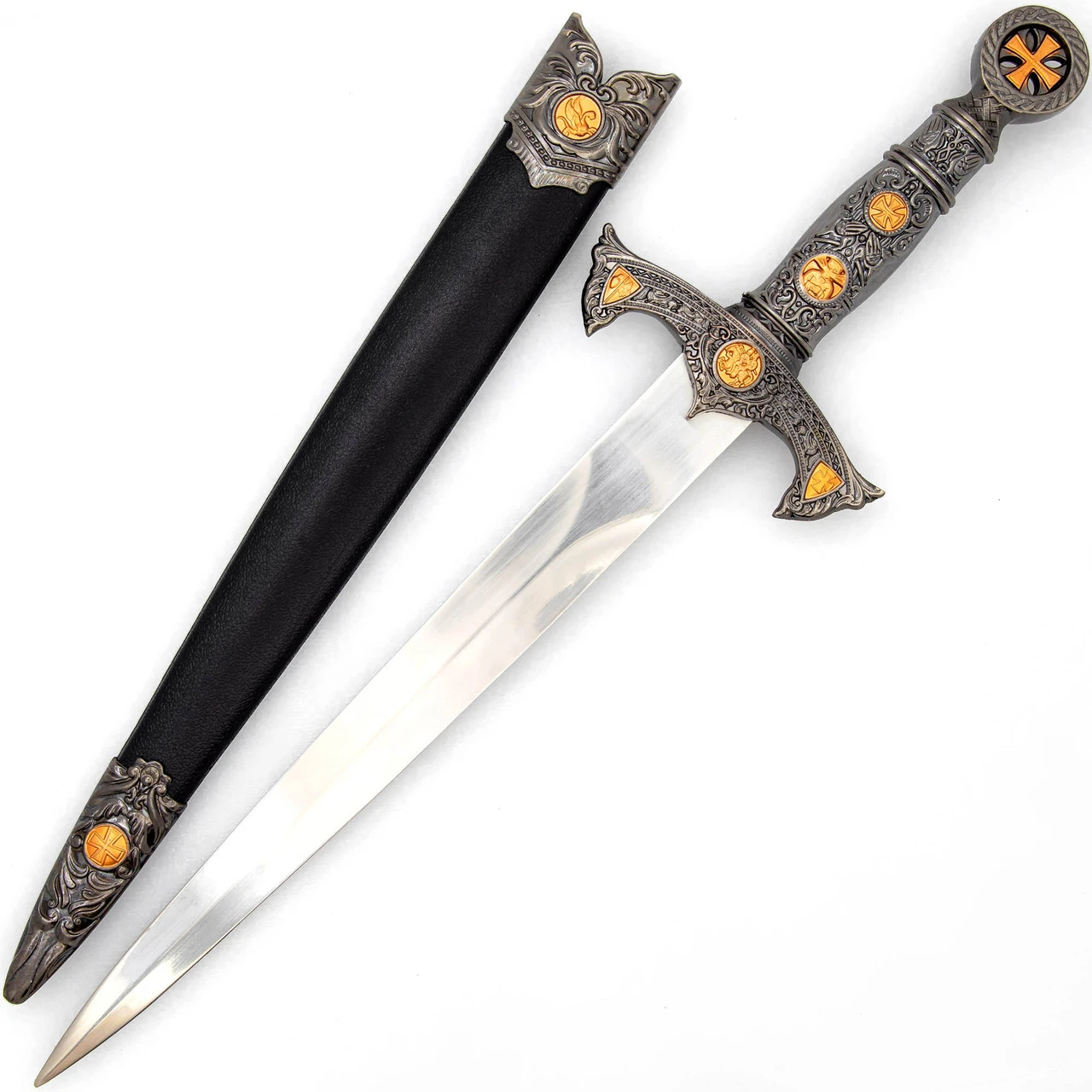 Solemn Mission Medieval Arming Dagger Knightly Costume Cosplay Historical Reenactment Knife W/ Hard Scabbard 1 Solemn Mission Medieval Arming Dagger Knightly Costume Cosplay Historical Reenactment Knife W/ Hard Scabbard