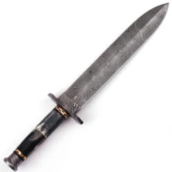 Legion Of The Damned Damascus Steel Dagger With Leather Sheath 8 Legion Of The Damned Damascus Steel Dagger With Leather Sheath -Daggers Store DHK2247 97604.1582369587