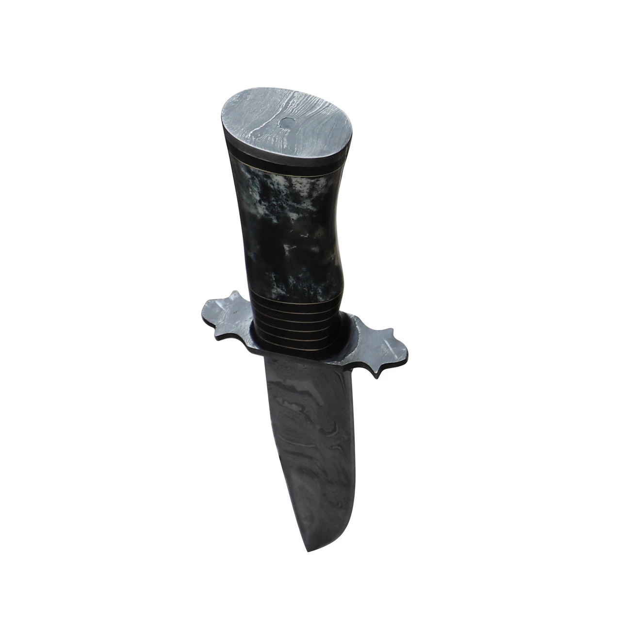 Right Hand Of Artemis Damascus Steel Fixed Blade Hunting Knife 2 Right Hand Of Artemis Damascus Steel Fixed Blade Hunting Knife - Image 2