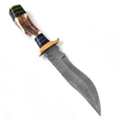 Cacophonous Forest Fixed Blade Clip Point Damascus Outdoor Hunting Knife | Hunt For Life -Daggers Store DHK2681 93035.1645629925