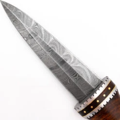 Tribal Totem Damascus Spear Point Fixed Blade Knife -Daggers Store DHK2761 97676.1648568734