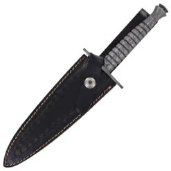 Full Damascus Steel Commando Knife | Pattern Welded Steel Full Tang Replica JSOC Dagger With Leather Sheath 24 Full Damascus Steel Commando Knife | Pattern Welded Steel Full Tang Replica JSOC Dagger With Leather Sheath -Daggers Store DHK3049 45875.1681328302