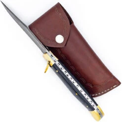 Rappel Down Automatic Large Damascus XL Lever Lock Clip Point Switchblade Knife 8 Rappel Down Automatic Large Damascus XL Lever Lock Clip Point Switchblade Knife -Daggers Store DLL2920 05802.1657745190