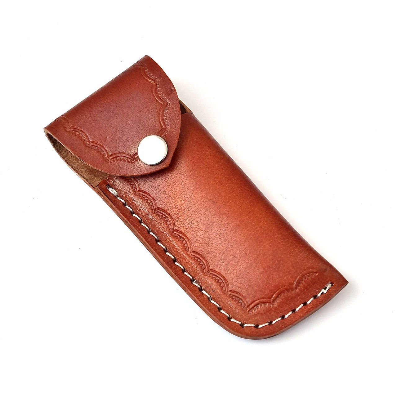 Land Of Behemoths Clip Point Automatic Damascus Lever Lock Knife 5 Land Of Behemoths Clip Point Automatic Damascus Lever Lock Knife - Image 5