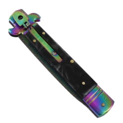 Poison Jab Damascus Steel Titanium Automatic Stiletto Lever Lock Knife 6 Poison Jab Damascus Steel Titanium Automatic Stiletto Lever Lock Knife -Daggers Store DM1875D 11712.1604088976