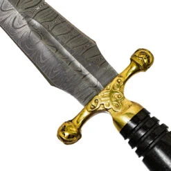 Noble Strategist Medieval Hand Forged Damascus Steel Templar Viking Ceremonial Knife Dagger -Daggers Store DM3131 03 19878.1689951612