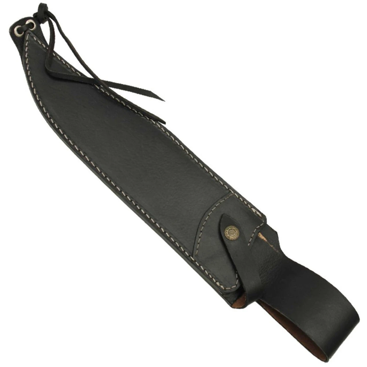 Black Elm Handle Damascus Bowie 3 Black Elm Handle Damascus Bowie - Image 3