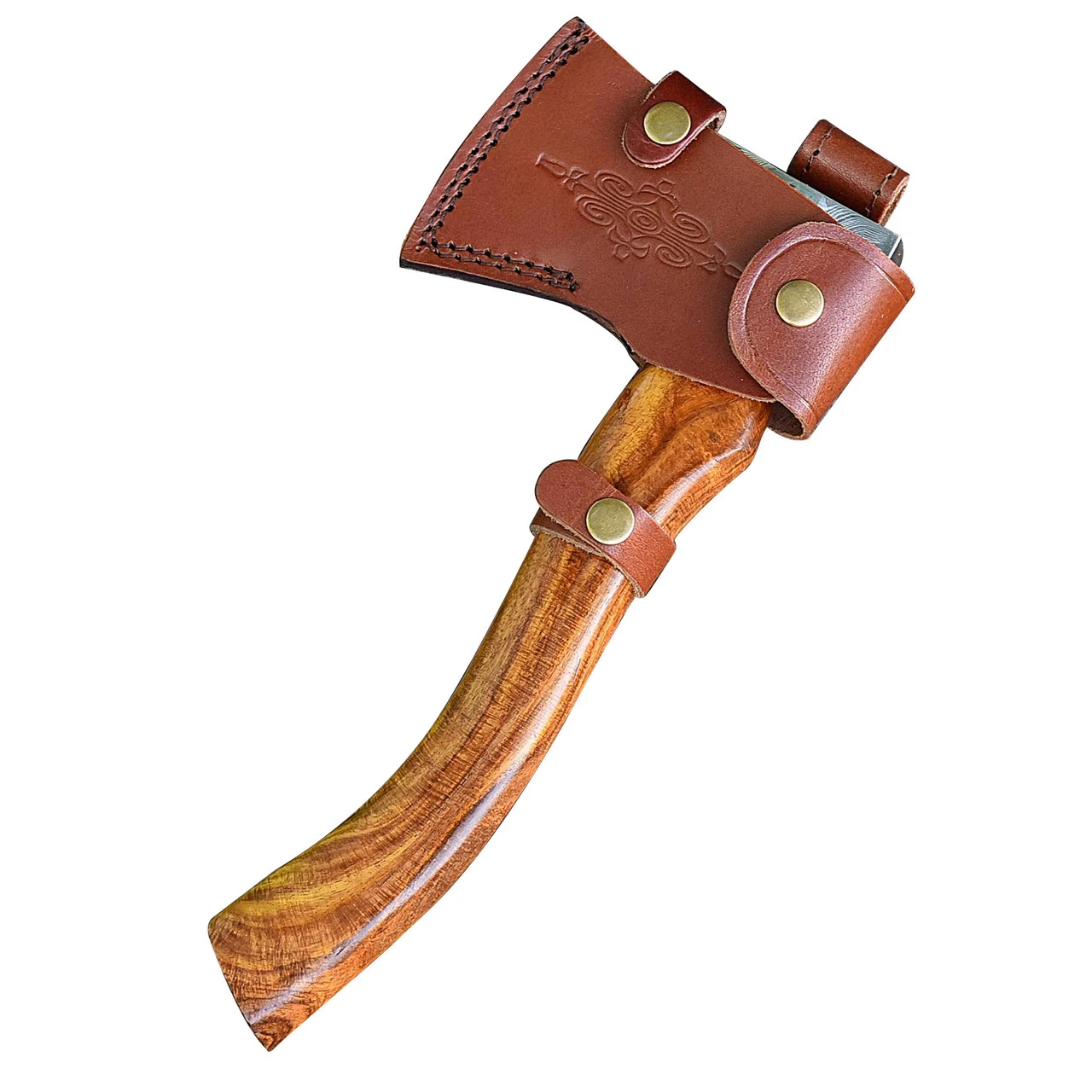 Vengeful Dwarf Hand Forged Damascus Steel Outdoor Axe 4 Vengeful Dwarf Hand Forged Damascus Steel Outdoor Axe - Image 4