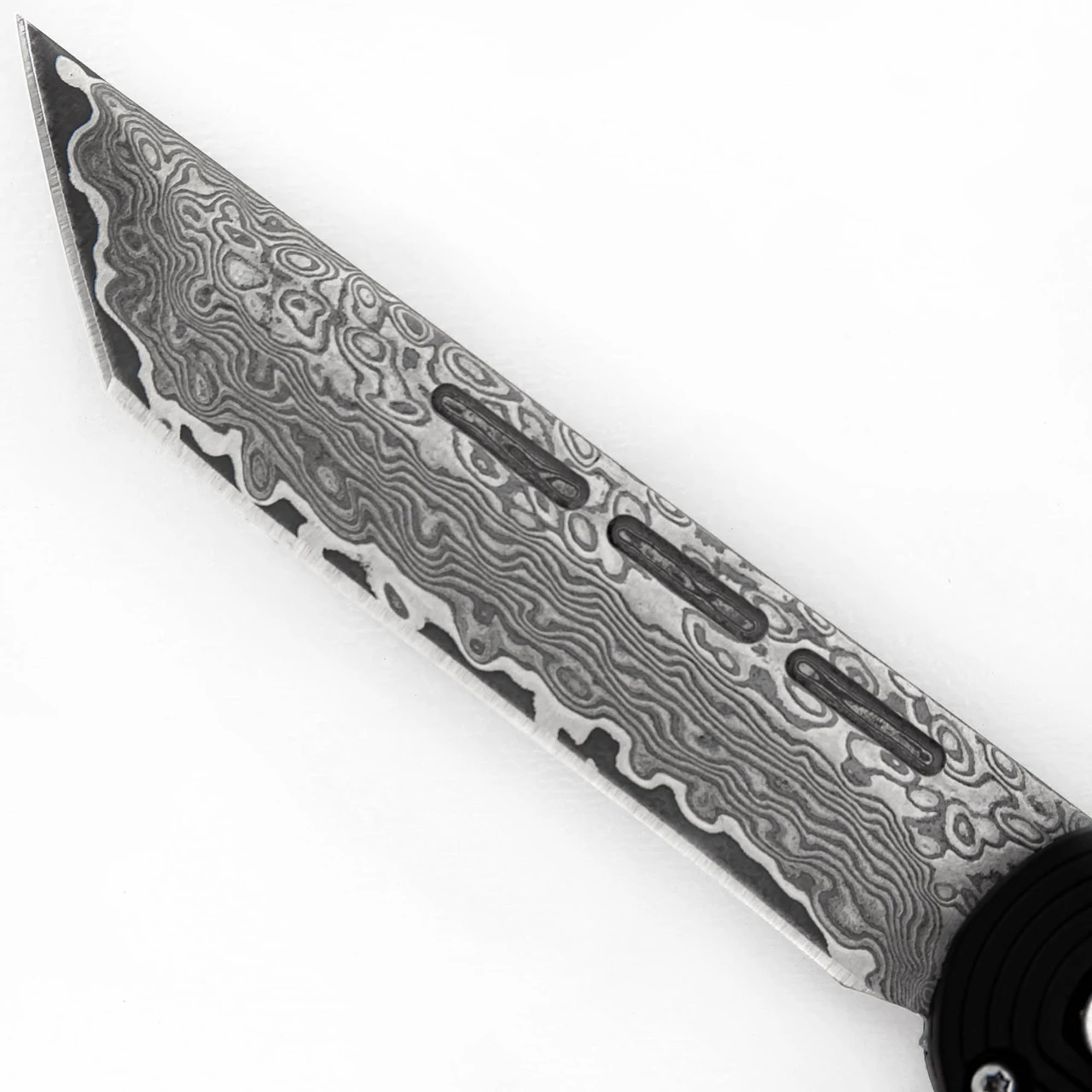 Webs We Weave Damascus Steel Dual Action Automatic Out The Front Pocket Knife 2 Webs We Weave Damascus Steel Dual Action Automatic Out The Front Pocket Knife - Image 2