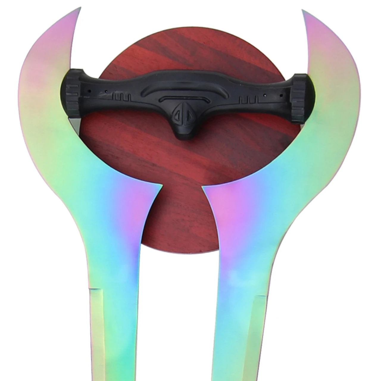 Forked Titanium Color Metal Sword 1 Forked Titanium Color Metal Sword