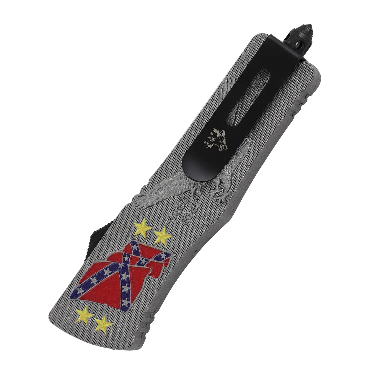 Confederate Pride Dual Action Heavy Duty Automatic OTF Knife 3 Confederate Pride Dual Action Heavy Duty Automatic OTF Knife - Image 3