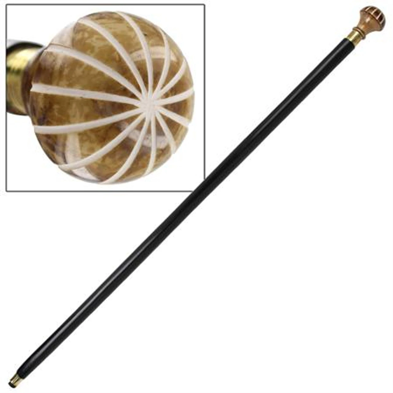 Optic Illusion Sheesham Wooden Walking Cane 1 Optic Illusion Sheesham Wooden Walking Cane
