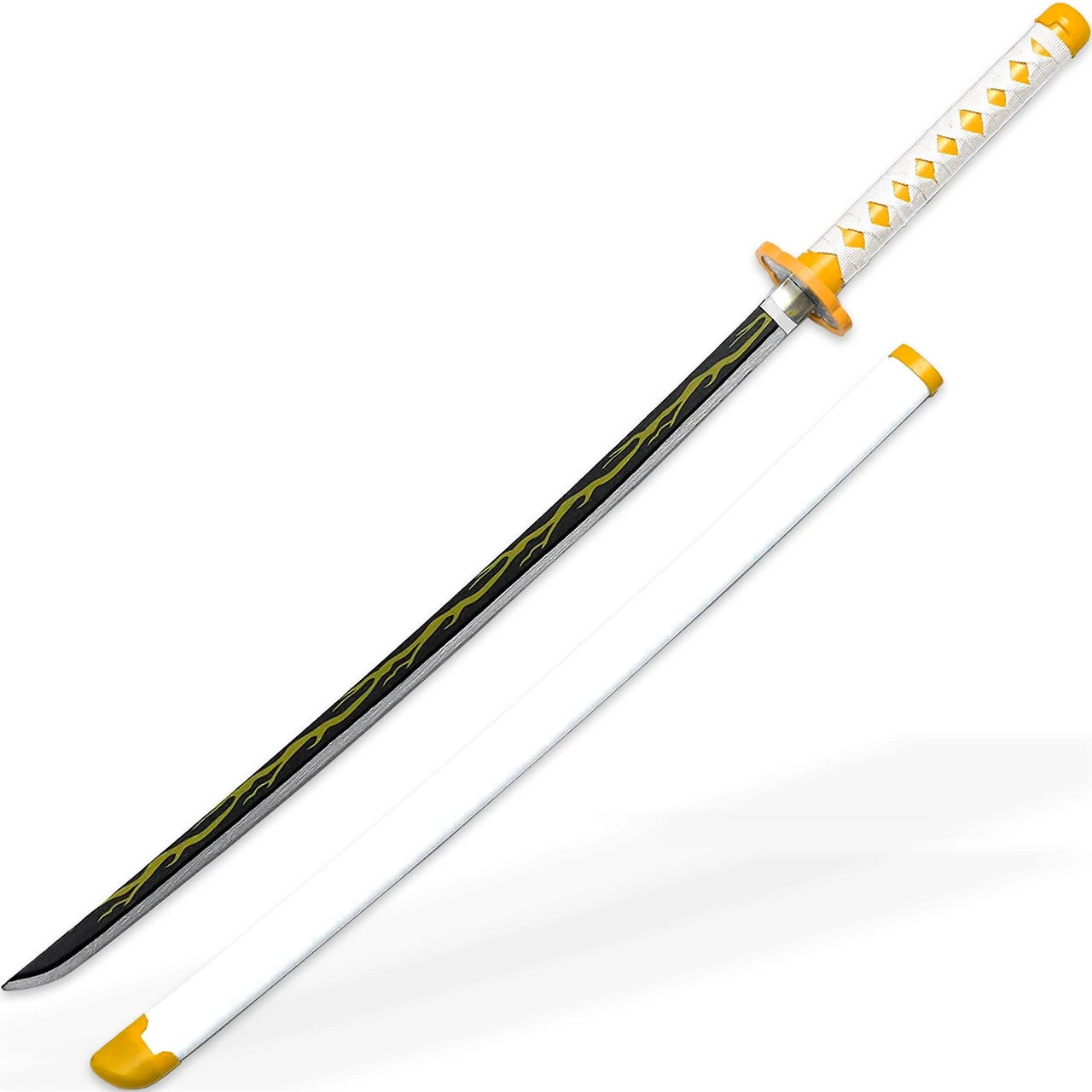 Art Of Thunder Yellow Nichirin Katana | Kimetsu No Yaiba Agatsuma Zenitsu Replica Polyurethane Foam Sword 1 Art Of Thunder Yellow Nichirin Katana | Kimetsu No Yaiba Agatsuma Zenitsu Replica Polyurethane Foam Sword