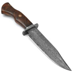 Damascus Steel East Indian Rosewood Handle Fixed Blade Hunting Knife 8 Damascus Steel East Indian Rosewood Handle Fixed Blade Hunting Knife -Daggers Store HKD2244 47999.1610478888
