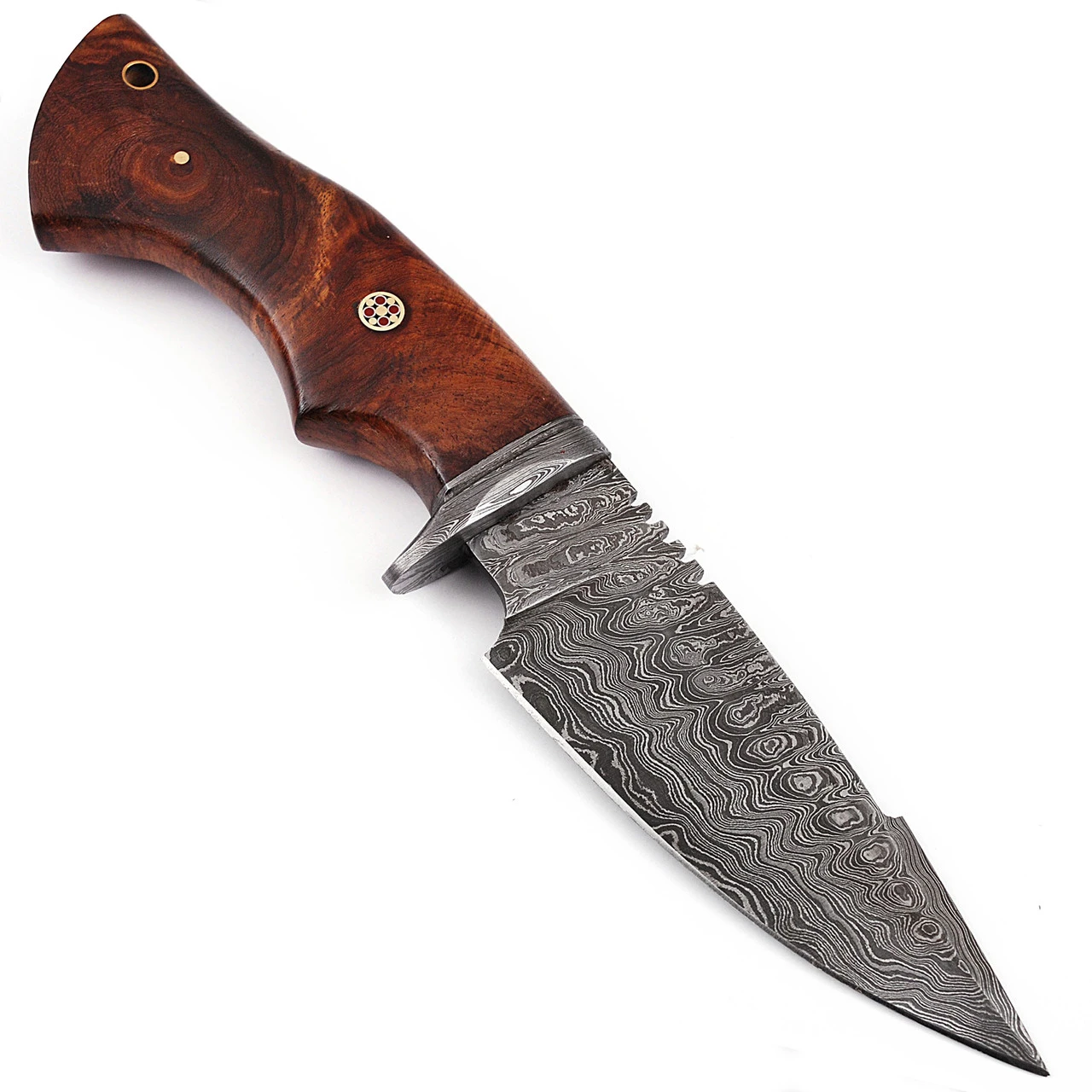 Grimlock Grove Damascus Steel Outdoor Hunting Knife 2 Grimlock Grove Damascus Steel Outdoor Hunting Knife - Image 2