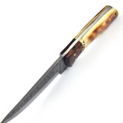 Abandoned Pyre Fixed Blade Damascus Hunt For Life Outdoor Hunting Knife -Daggers Store HKD2700 28988.1646059265