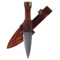 Abundant Utility Sgian Dubh Knife Dagger With Genuine Leather Sheath -Daggers Store HKD2985 15824.1663682066